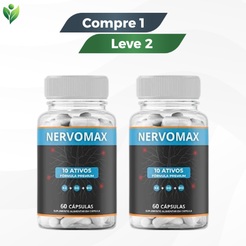Nervomax - Suplemento Natural / Promoção Compre 1 Leve 2 + Frete Grátis