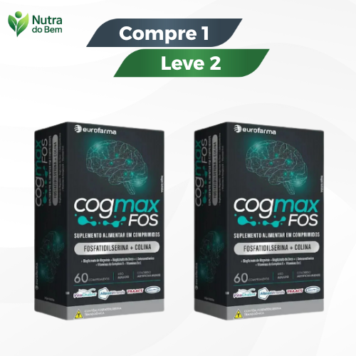 Cogmax Fos 60 Comprimidos - Suporte Para o Cérebro | Promoção Compre 1 Leve 2 + Frete Grátis