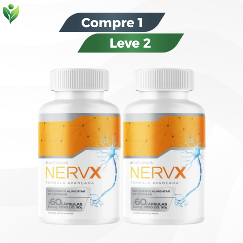 Nervx 60 Cápsulas - Suplemento Original / Promoção Compre 1 Leve 2 + Frete Grátis
