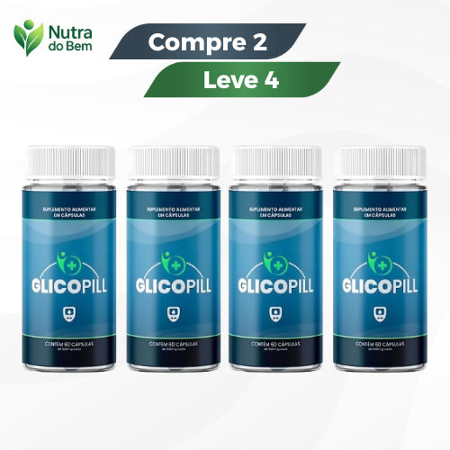 Glicopill - Controle Glicêmico / Promoção Compre 1 Leve 2 + Frete Grátis