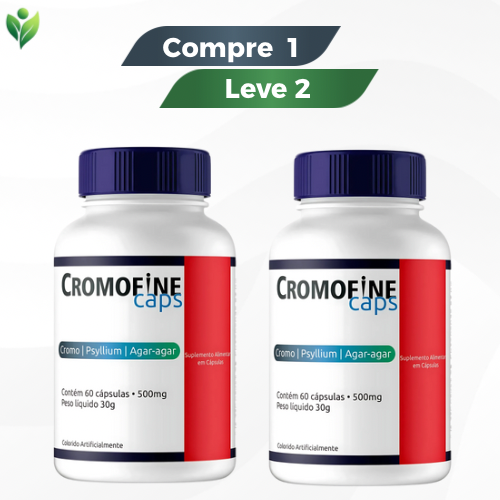 Cromofine Caps - Metabolismo Acelerado / Promoção Compre 1 Leve 2 + Frete Grátis!