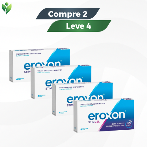 Eroxon Stimgel Original - 4 Gel por Caixa / Promoção Compre 1 Leve 2 + Frete Grátis com Envio Hoje