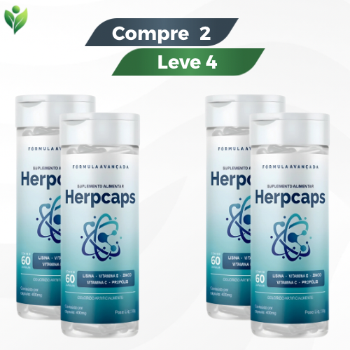 Herpcaps Original / Promoção Compre 1 Leve 2 + Frete Grátis!