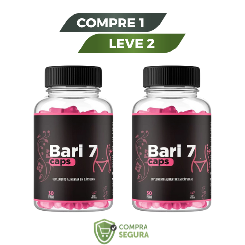 Bari7 Caps - 30 Cápsulas Original + Frete Grátis