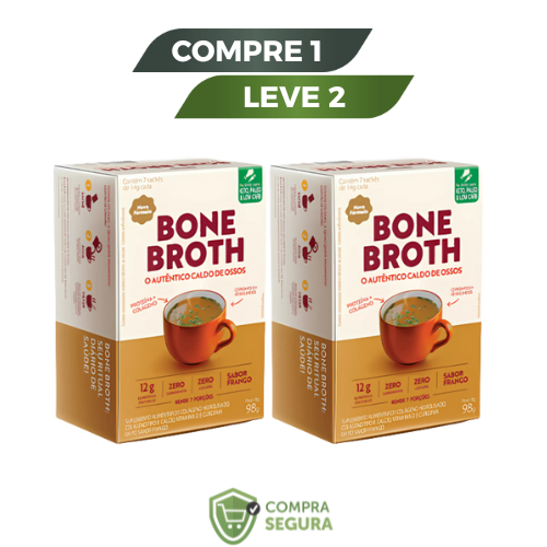 Bone Broth 7 Sachês 84g - Promoção Kit Original + Frete Grátis