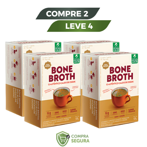 Bone Broth 7 Sachês 84g - Promoção Kit Original + Frete Grátis